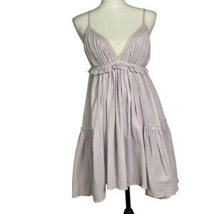 Bittersweet Pale Lavender Dress, Medium, Lined, Cotton